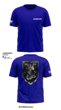 1-222 Aviation Regiment Short Sleeve Performance Shirt - 7