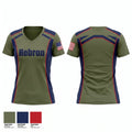 Hebron Women's Short Sleeve V-neck Shirt - 1