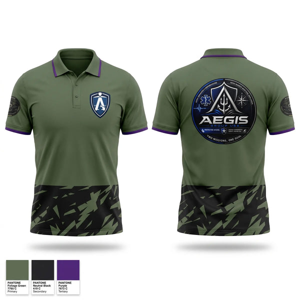 Short Sleeve Performance Polo, AEGIS Group USA, Police, Teamtime, Team time, sublimation, custom sports apparel, team uniforms, spirit wear, spiritwear, sports uniforms, custom shirts, team store, custom team store, fundraiser sports, apparel fundraiser
