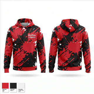 Hoodie, Bluffton Legacy, Men's Soccer, Teamtime, Team time, sublimation, custom sports apparel, team uniforms, spirit wear, spiritwear, sports uniforms, custom shirts, team store, custom team store, fundraiser sports, apparel fundraiser
