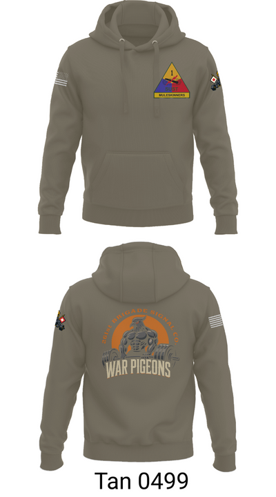 261st War Pigeons Hoodie - 78