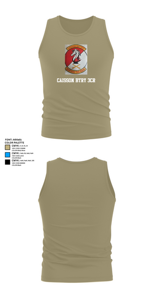 Tank Top, Caisson BTRY 3CR, , Teamtime, Team time, sublimation, custom sports apparel, team uniforms, spirit wear, spiritwear, sports uniforms, custom shirts, team store, custom team store, fundraiser sports, apparel fundraiser