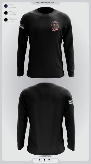 Long Sleeve Performance Shirt, Holly Springs Police Department, , Teamtime, Team time, sublimation, custom sports apparel, team uniforms, spirit wear, spiritwear, sports uniforms, custom shirts, team store, custom team store, fundraiser sports, apparel fundraiser