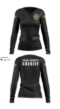 Cook County Sheriff’s Office 24552368 Women's Long Sleeve V-neck Shirt - 21
