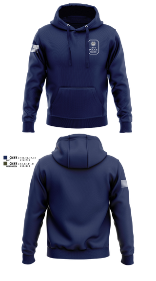 Hoodie, Rockville City Police, Police, Teamtime, Team time, sublimation, custom sports apparel, team uniforms, spirit wear, spiritwear, sports uniforms, custom shirts, team store, custom team store, fundraiser sports, apparel fundraiser