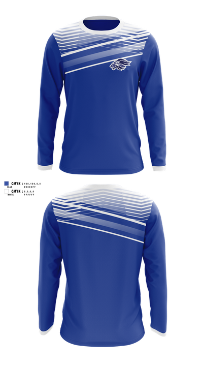 Jessieville Lions Golf 12160497 Long Sleeve Performance Shirt 100