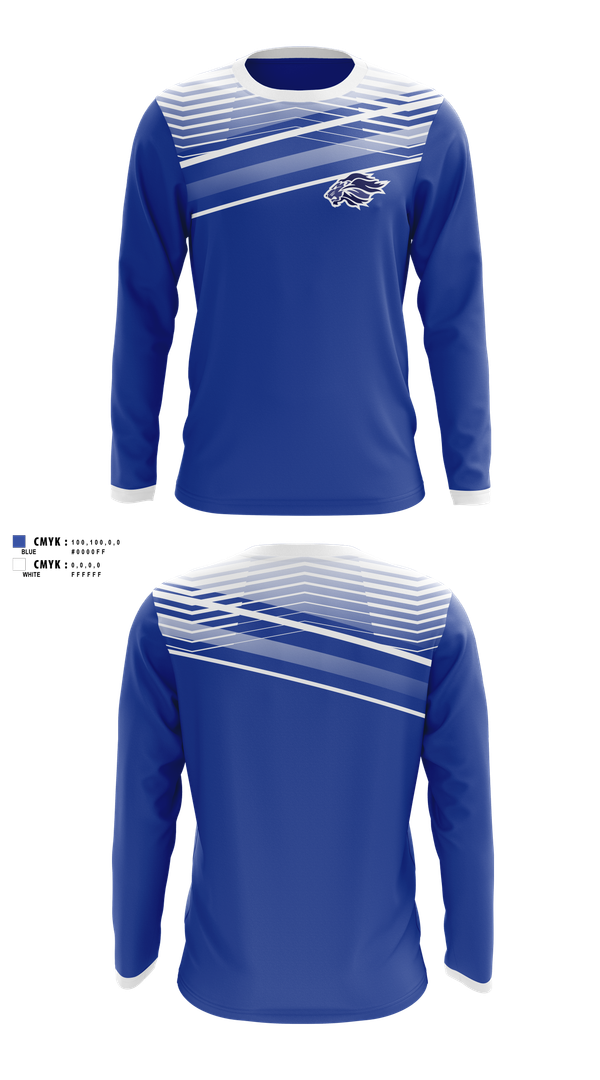 Long Sleeve Performance Shirt, Jessieville Lions Golf, Golf, Teamtime, Team time, sublimation, custom sports apparel, team uniforms, spirit wear, spiritwear, sports uniforms, custom shirts, team store, custom team store, fundraiser sports, apparel fundraiser