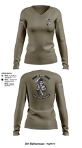 1st Recon 45718444 Women's Long Sleeve V-neck Shirt - 1