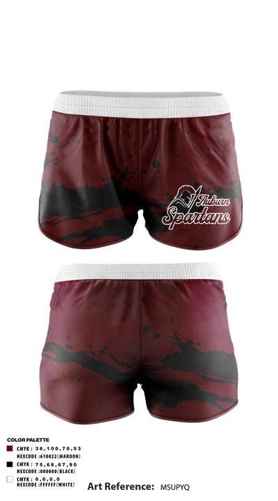 Auburn Spartans 93262128 Track Shorts - 1