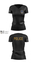 Bibb County BOE Police Department Women's Short Sleeve V-neck Shirt - 5