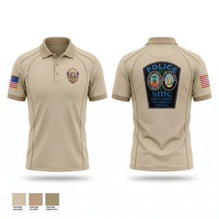 Short Sleeve Performance Polo, Spartanburg Methodist Police, Police, Teamtime, Team time, sublimation, custom sports apparel, team uniforms, spirit wear, spiritwear, sports uniforms, custom shirts, team store, custom team store, fundraiser sports, apparel fundraiser