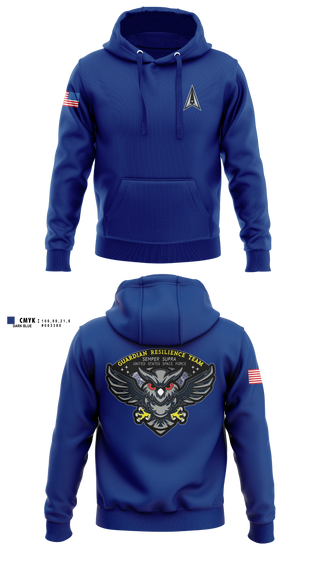 Hoodie, Guardian Resilience Team, Space Force, Teamtime, Team time, sublimation, custom sports apparel, team uniforms, spirit wear, spiritwear, sports uniforms, custom shirts, team store, custom team store, fundraiser sports, apparel fundraiser