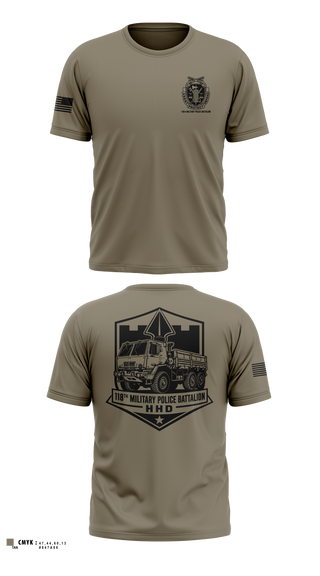 Old School Cotton Feel Shirt, 118th Military Police Battalion, National Guard, Teamtime, Team time, sublimation, custom sports apparel, team uniforms, spirit wear, spiritwear, sports uniforms, custom shirts, team store, custom team store, fundraiser sports, apparel fundraiser