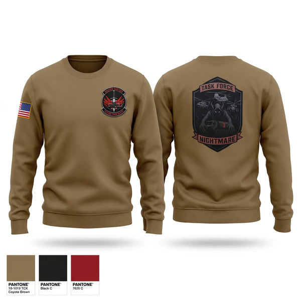 Crew Neck Sweatshirt, C Co 2-1 Dustoff, Army, Teamtime, Team time, sublimation, custom sports apparel, team uniforms, spirit wear, spiritwear, sports uniforms, custom shirts, team store, custom team store, fundraiser sports, apparel fundraiser