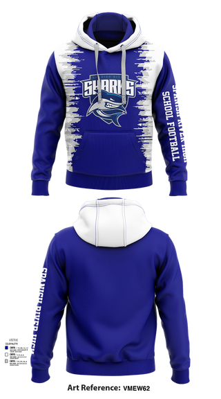 Hoodie, Spanish River High School Football, , Teamtime, Team time, sublimation, custom sports apparel, team uniforms, spirit wear, spiritwear, sports uniforms, custom shirts, team store, custom team store, fundraiser sports, apparel fundraiser