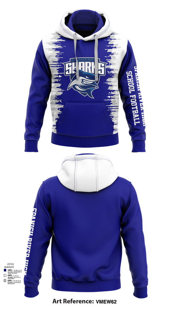 Hoodie, Spanish River High School Football, , Teamtime, Team time, sublimation, custom sports apparel, team uniforms, spirit wear, spiritwear, sports uniforms, custom shirts, team store, custom team store, fundraiser sports, apparel fundraiser