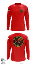 San Fernando Boxing Club 92427997 Long Sleeve Performance Shirt - 10