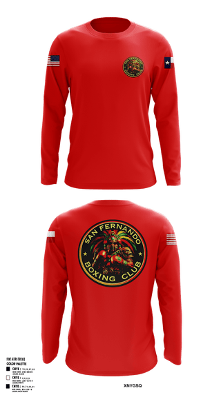 Long Sleeve Performance Shirt, San Fernando Boxing Club, Spirit Store, Teamtime, Team time, sublimation, custom sports apparel, team uniforms, spirit wear, spiritwear, sports uniforms, custom shirts, team store, custom team store, fundraiser sports, apparel fundraiser