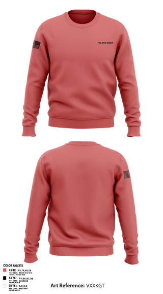 Crew Neck Sweatshirt, F/1 AVN REGT, , Teamtime, Team time, sublimation, custom sports apparel, team uniforms, spirit wear, spiritwear, sports uniforms, custom shirts, team store, custom team store, fundraiser sports, apparel fundraiser