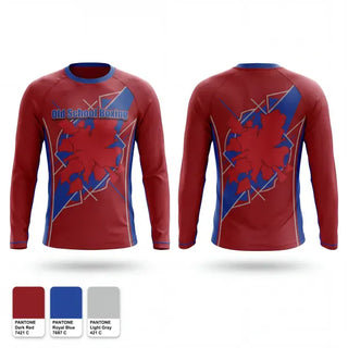 Long Sleeve Performance Shirt, Old School Boxing, Spirit Store, Teamtime, Team time, sublimation, custom sports apparel, team uniforms, spirit wear, spiritwear, sports uniforms, custom shirts, team store, custom team store, fundraiser sports, apparel fundraiser