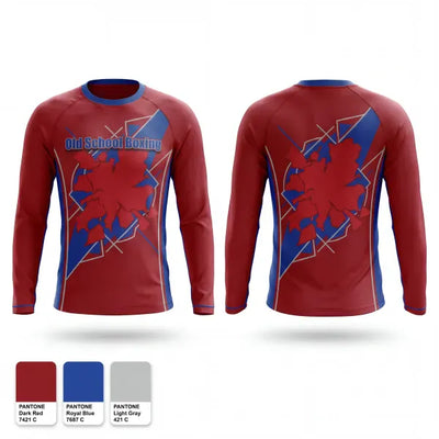 Old School Boxing 38205114 Long Sleeve Performance Shirt 1