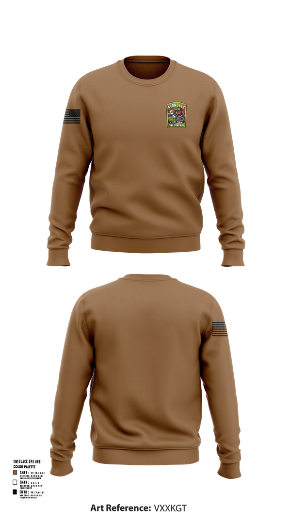 Crew Neck Sweatshirt, Avondale, , Teamtime, Team time, sublimation, custom sports apparel, team uniforms, spirit wear, spiritwear, sports uniforms, custom shirts, team store, custom team store, fundraiser sports, apparel fundraiser