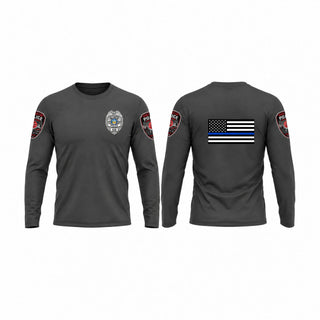 Long Sleeve Performance Shirt, Mingo Junction Police Department, Police, Teamtime, Team time, sublimation, custom sports apparel, team uniforms, spirit wear, spiritwear, sports uniforms, custom shirts, team store, custom team store, fundraiser sports, apparel fundraiser