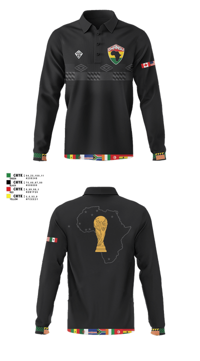 GHANSU W.C. 2026 Long Sleeve Performance Polo - 8