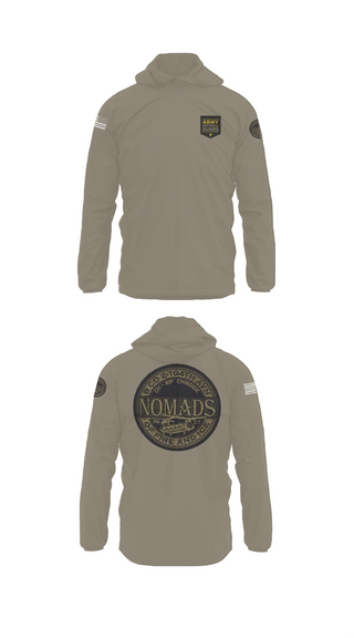 Windbreaker, E CO 169 AVN, National Guard, Teamtime, Team time, sublimation, custom sports apparel, team uniforms, spirit wear, spiritwear, sports uniforms, custom shirts, team store, custom team store, fundraiser sports, apparel fundraiser
