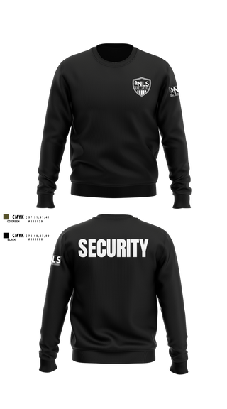 Crew Neck Sweatshirt, Next Level Security LLC, , Teamtime, Team time, sublimation, custom sports apparel, team uniforms, spirit wear, spiritwear, sports uniforms, custom shirts, team store, custom team store, fundraiser sports, apparel fundraiser