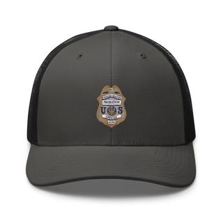 U.S. PROBATION Retro Trucker Hat | Yupoong 6606