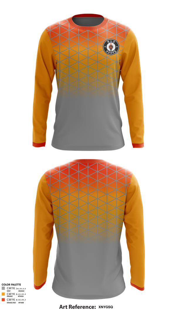 Long Sleeve Performance Shirt, KLS Hoops, Men's Basketball, Teamtime, Team time, sublimation, custom sports apparel, team uniforms, spirit wear, spiritwear, sports uniforms, custom shirts, team store, custom team store, fundraiser sports, apparel fundraiser