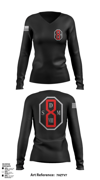 Womens Long Sleeve Vneck Shirt, Los Angeles County Sheriffs, Police, Teamtime, Team time, sublimation, custom sports apparel, team uniforms, spirit wear, spiritwear, sports uniforms, custom shirts, team store, custom team store, fundraiser sports, apparel fundraiser