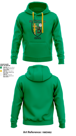 Hoodie, St. Barnabas GFC Football, , Teamtime, Team time, sublimation, custom sports apparel, team uniforms, spirit wear, spiritwear, sports uniforms, custom shirts, team store, custom team store, fundraiser sports, apparel fundraiser