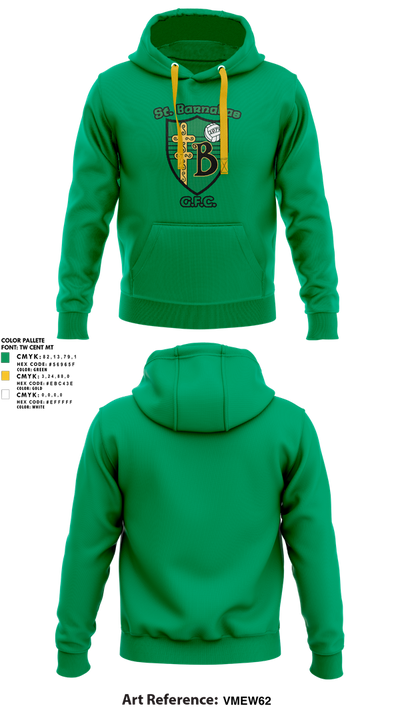 St. Barnabas GFC Football 7307151 Hoodie - 2