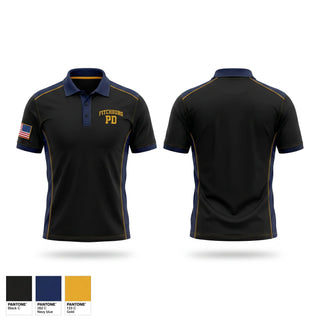 Short Sleeve Performance Polo, FITCHBURG PD, Police, Teamtime, Team time, sublimation, custom sports apparel, team uniforms, spirit wear, spiritwear, sports uniforms, custom shirts, team store, custom team store, fundraiser sports, apparel fundraiser