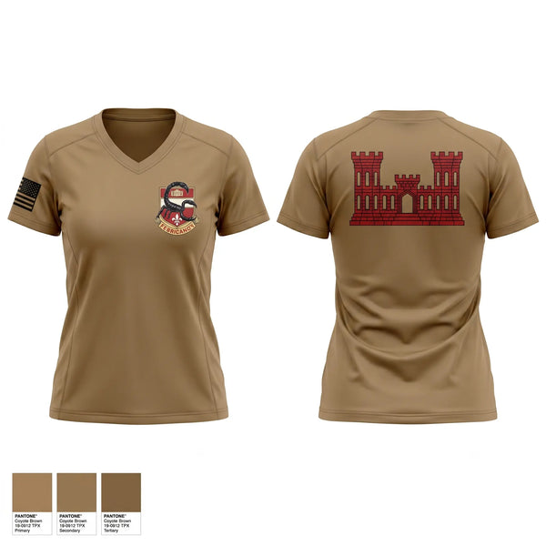 Womens Short Sleeve Vneck Shirt, , Army, Teamtime, Team time, sublimation, custom sports apparel, team uniforms, spirit wear, spiritwear, sports uniforms, custom shirts, team store, custom team store, fundraiser sports, apparel fundraiser