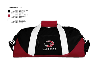 Duffle Bag, Geneva Panthers, Men's Lacrosse, Teamtime, Team time, sublimation, custom sports apparel, team uniforms, spirit wear, spiritwear, sports uniforms, custom shirts, team store, custom team store, fundraiser sports, apparel fundraiser