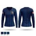 Versailles Police Department 3498052 Women's Long Sleeve V-neck Shirt - 1