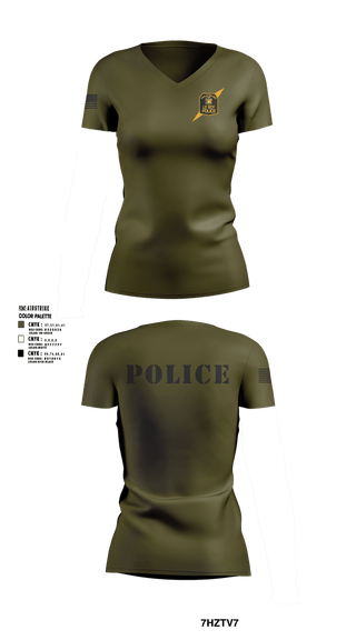 Womens Short Sleeve Vneck Shirt, LE ROY POLICE DEPARTMENT, Police, Teamtime, Team time, sublimation, custom sports apparel, team uniforms, spirit wear, spiritwear, sports uniforms, custom shirts, team store, custom team store, fundraiser sports, apparel fundraiser