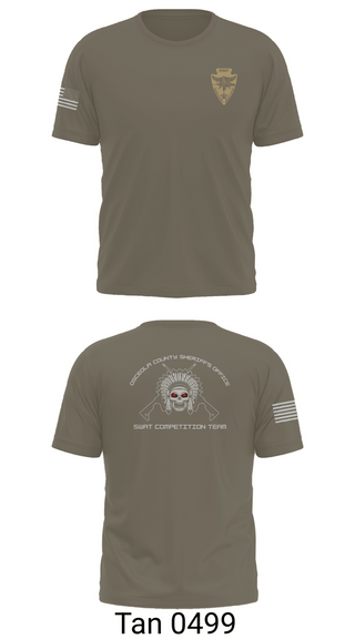 Old School Cotton Feel Shirt, Osceola County SWAT, Police, Teamtime, Team time, sublimation, custom sports apparel, team uniforms, spirit wear, spiritwear, sports uniforms, custom shirts, team store, custom team store, fundraiser sports, apparel fundraiser
