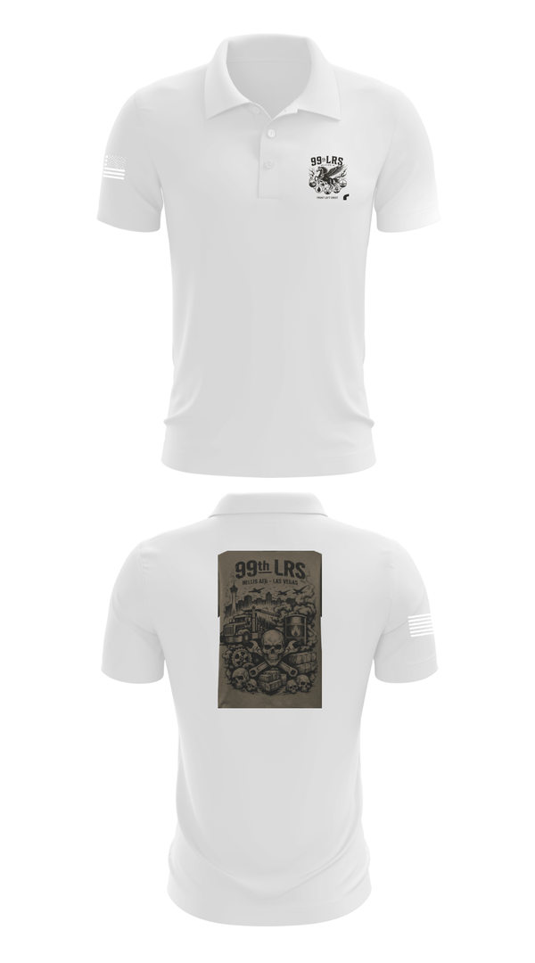 Short Sleeve Performance Polo, 99th LRS, Air Force, Teamtime, Team time, sublimation, custom sports apparel, team uniforms, spirit wear, spiritwear, sports uniforms, custom shirts, team store, custom team store, fundraiser sports, apparel fundraiser