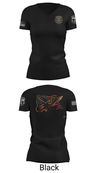 Womens Short Sleeve Vneck Shirt, Philadelphia Police, , Teamtime, Team time, sublimation, custom sports apparel, team uniforms, spirit wear, spiritwear, sports uniforms, custom shirts, team store, custom team store, fundraiser sports, apparel fundraiser