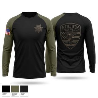 Long Sleeve Performance Shirt, Oglesby, Police, Teamtime, Team time, sublimation, custom sports apparel, team uniforms, spirit wear, spiritwear, sports uniforms, custom shirts, team store, custom team store, fundraiser sports, apparel fundraiser