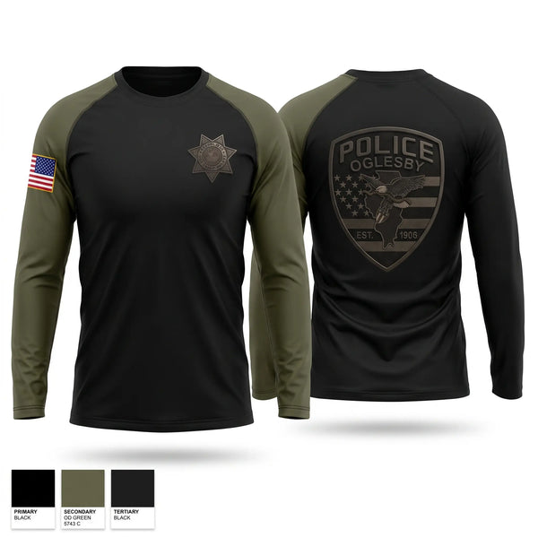 Long Sleeve Performance Shirt, Oglesby, Police, Teamtime, Team time, sublimation, custom sports apparel, team uniforms, spirit wear, spiritwear, sports uniforms, custom shirts, team store, custom team store, fundraiser sports, apparel fundraiser
