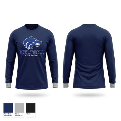 Deltona Wolves Long Sleeve Performance Shirt - 2