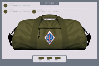 Duffle Bag, 1st Combat Engineer Battalion, , Teamtime, Team time, sublimation, custom sports apparel, team uniforms, spirit wear, spiritwear, sports uniforms, custom shirts, team store, custom team store, fundraiser sports, apparel fundraiser