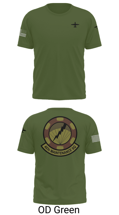 403 Maintenance Sqd 80013271 Old School Cotton Feel Shirt - 50
