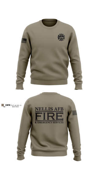 Crew Neck Sweatshirt, 99 CES/CEF, Air Force, Teamtime, Team time, sublimation, custom sports apparel, team uniforms, spirit wear, spiritwear, sports uniforms, custom shirts, team store, custom team store, fundraiser sports, apparel fundraiser