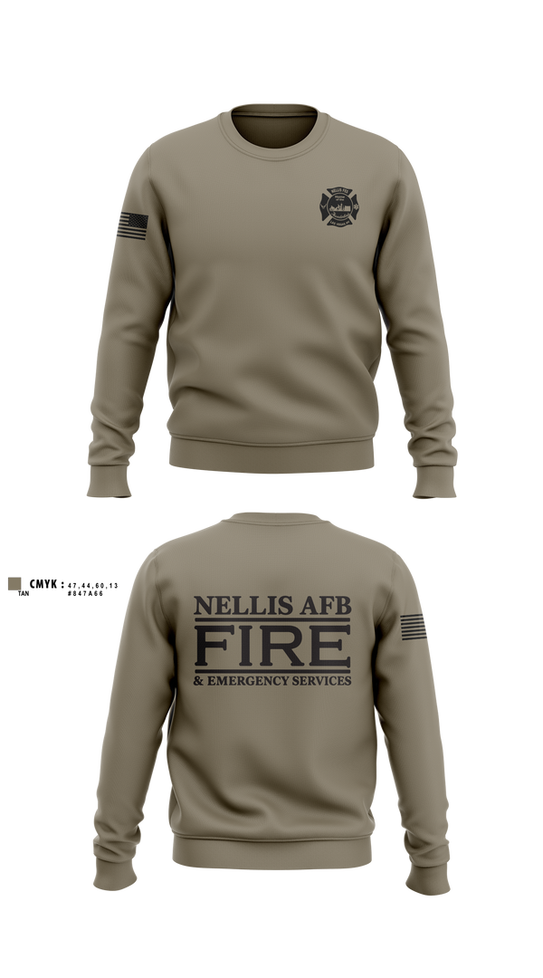 Crew Neck Sweatshirt, 99 CES/CEF, Air Force, Teamtime, Team time, sublimation, custom sports apparel, team uniforms, spirit wear, spiritwear, sports uniforms, custom shirts, team store, custom team store, fundraiser sports, apparel fundraiser